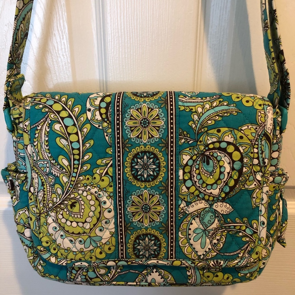 Vera Bradley Lindsay Crossbody Bag- Peacock